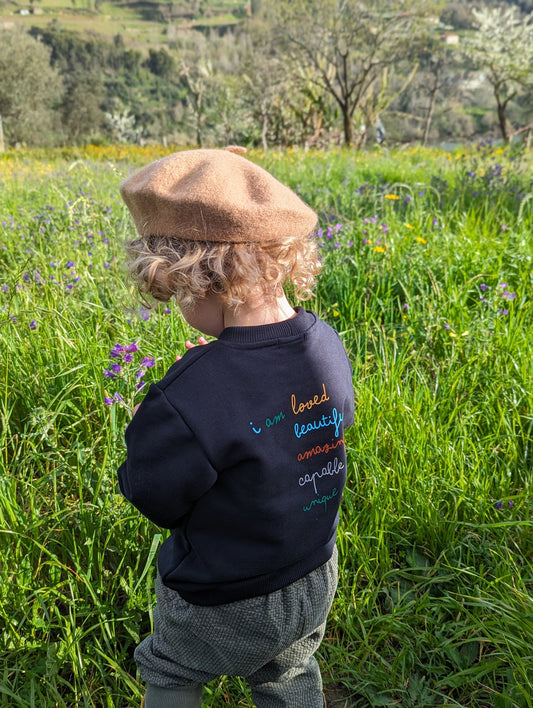 Sweatshirt "Self Love" cardada